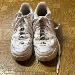 Nike Air White and Black Sneakers